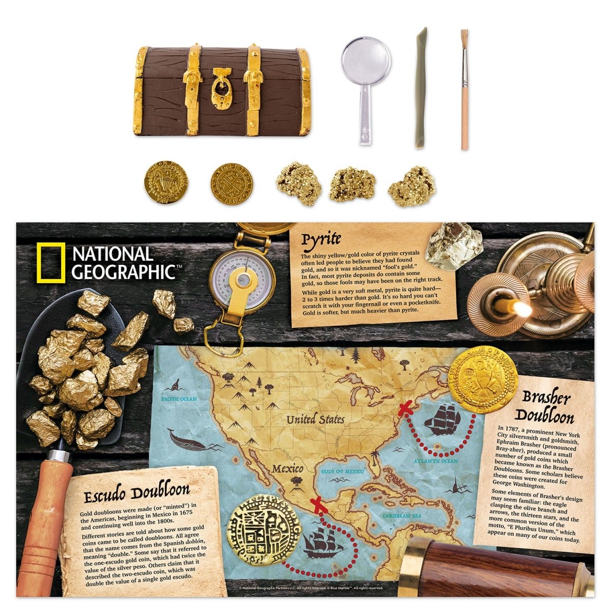 NG GOLD DOUBLOON DIG KIT - Premium for Kids in Qatar | Toysaro.com