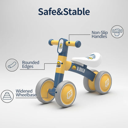 B.DUCK 6'' Balance Bike, 1003W, Blue - Premium for Kids in Qatar | Toysaro.com
