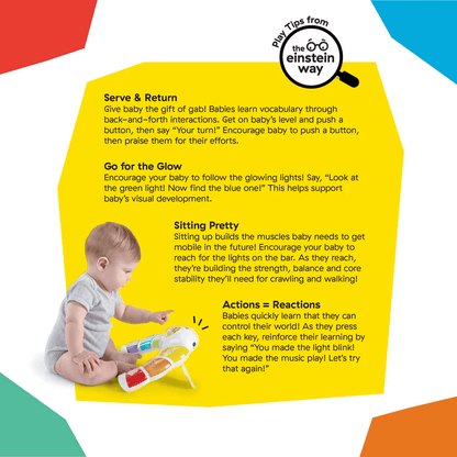 Baby Einstein Glow & Discover Light Bar Activity Station - Premium for Kids in Qatar | Toysaro.com