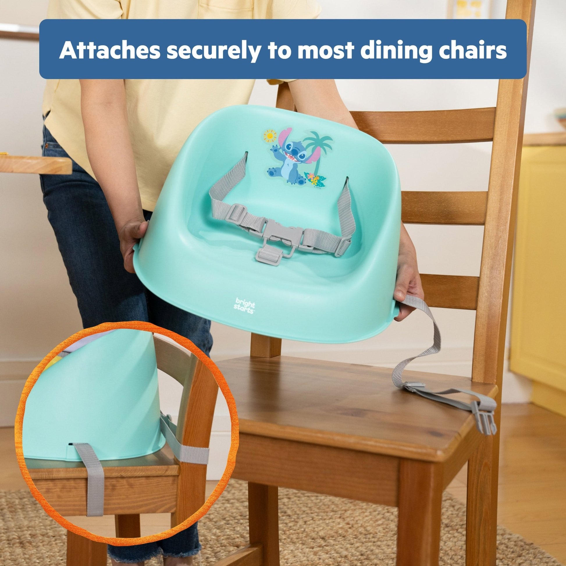 Bright Starts Disney My Spot™ Easy - Clean Booster - Stitch - Premium for Kids in Qatar | Toysaro.com
