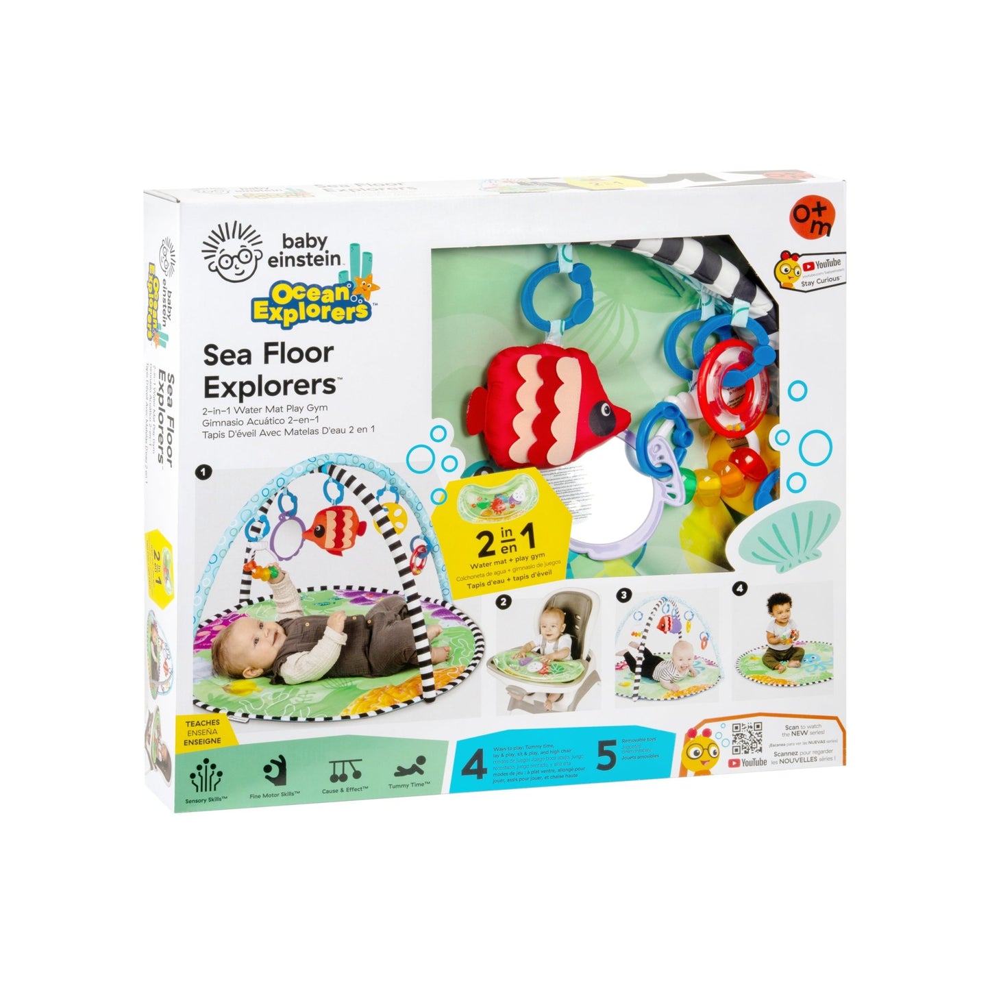 Baby Einstein™Sea Floor Explorers™ 2 - in - 1 Water Mat Play Gym - Premium for Kids in Qatar | Toysaro.com