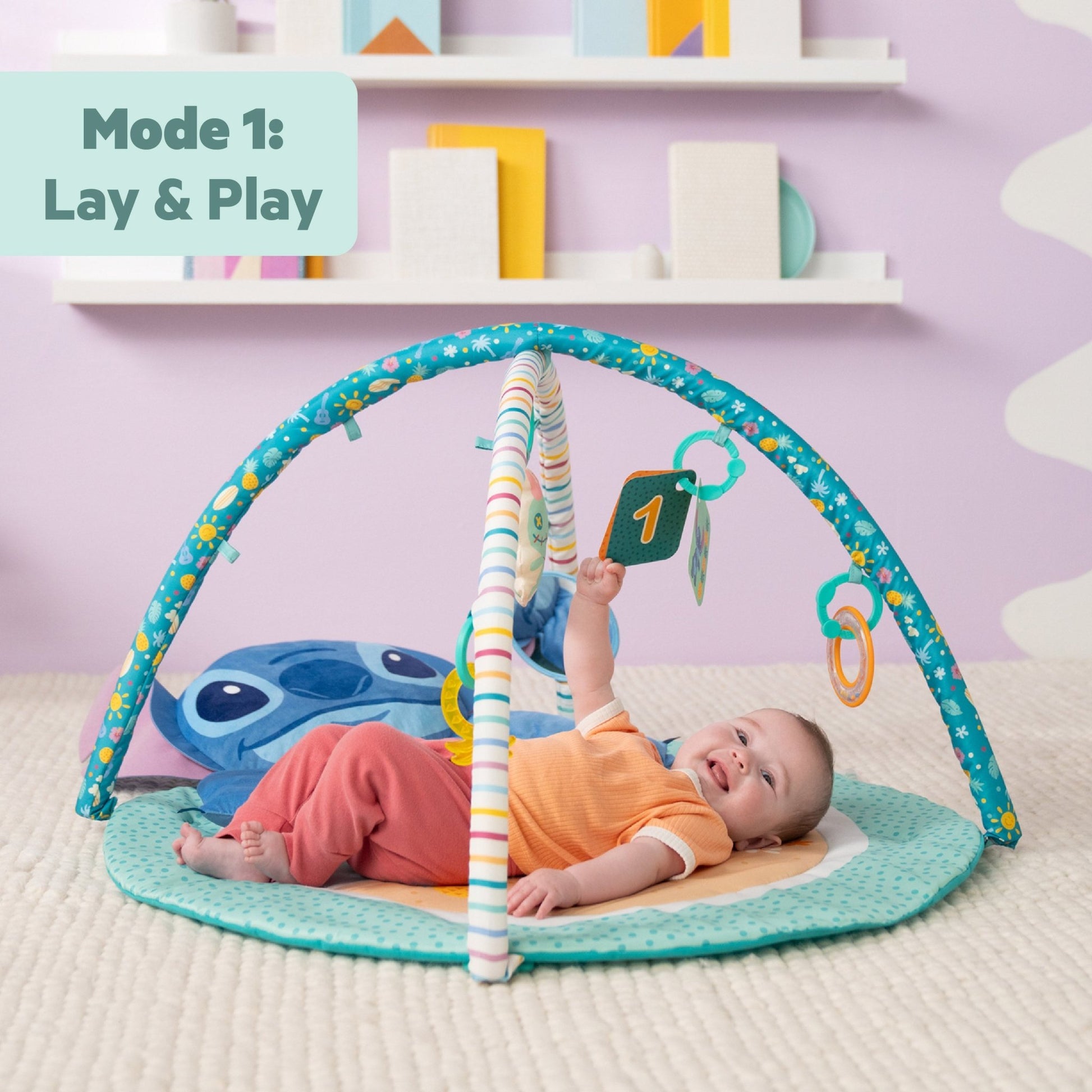 Bright Starts Stitch Party in Paradise™ Activity Gym - Premium for Kids in Qatar | Toysaro.com