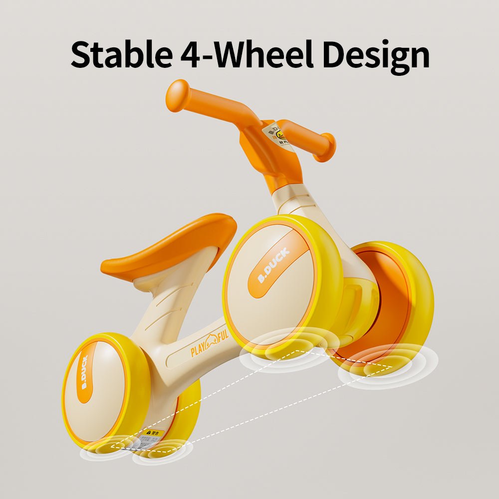B.DUCK 7'' Balance Bike,1006, Yellow - Premium for Kids in Qatar | Toysaro.com