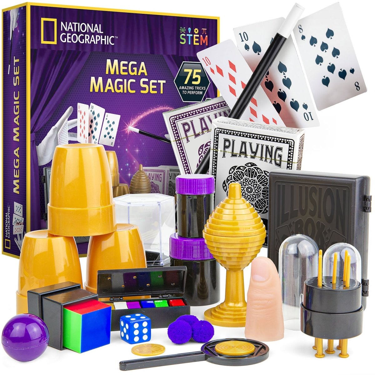 NG MEGA MAGIC SET - 75 MAGIC TRICKS - Premium for Kids in Qatar | Toysaro.com