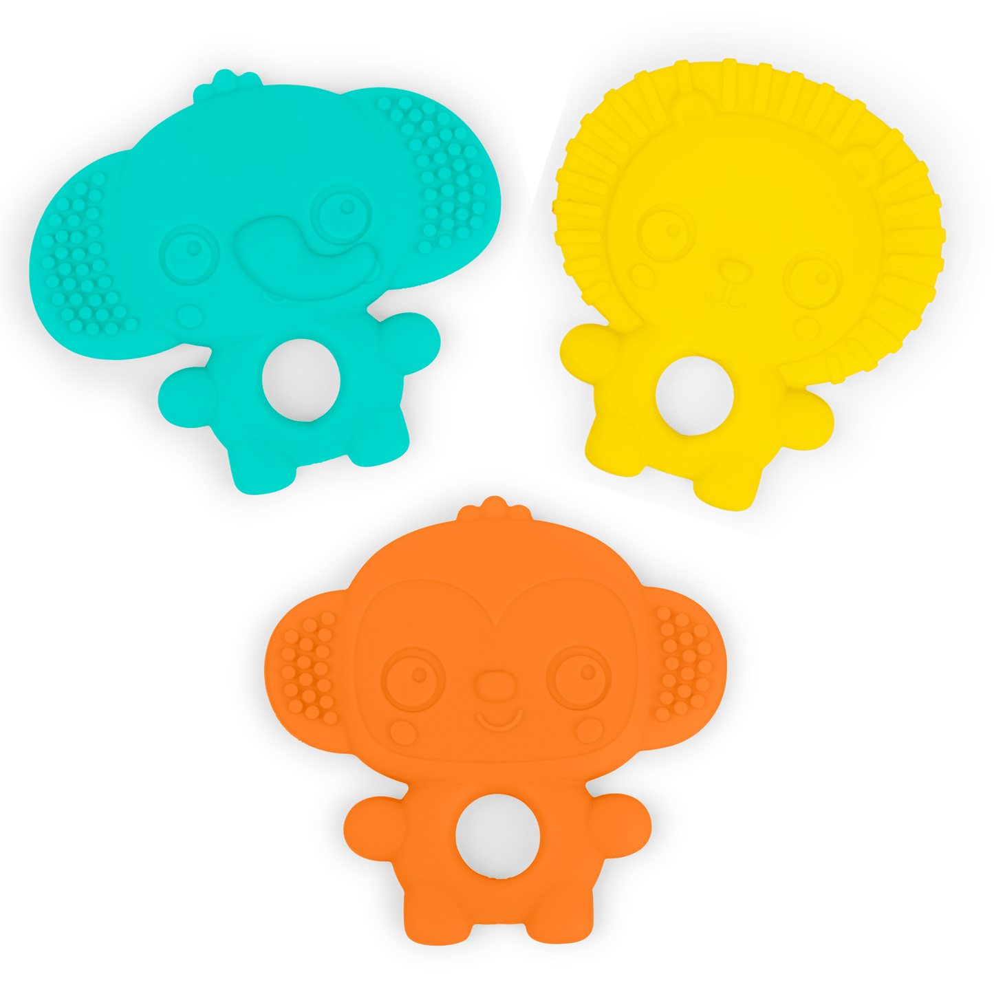 Bright Starts™ Gummy Buddies™ 3 - Pack Textured Teethers - Premium for Kids in Qatar | Toysaro.com