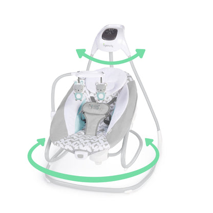 INGENUITY SIMPLECOMFORT SWING & ROCKER: RAYLAN - Premium for Kids in Qatar | Toysaro.com