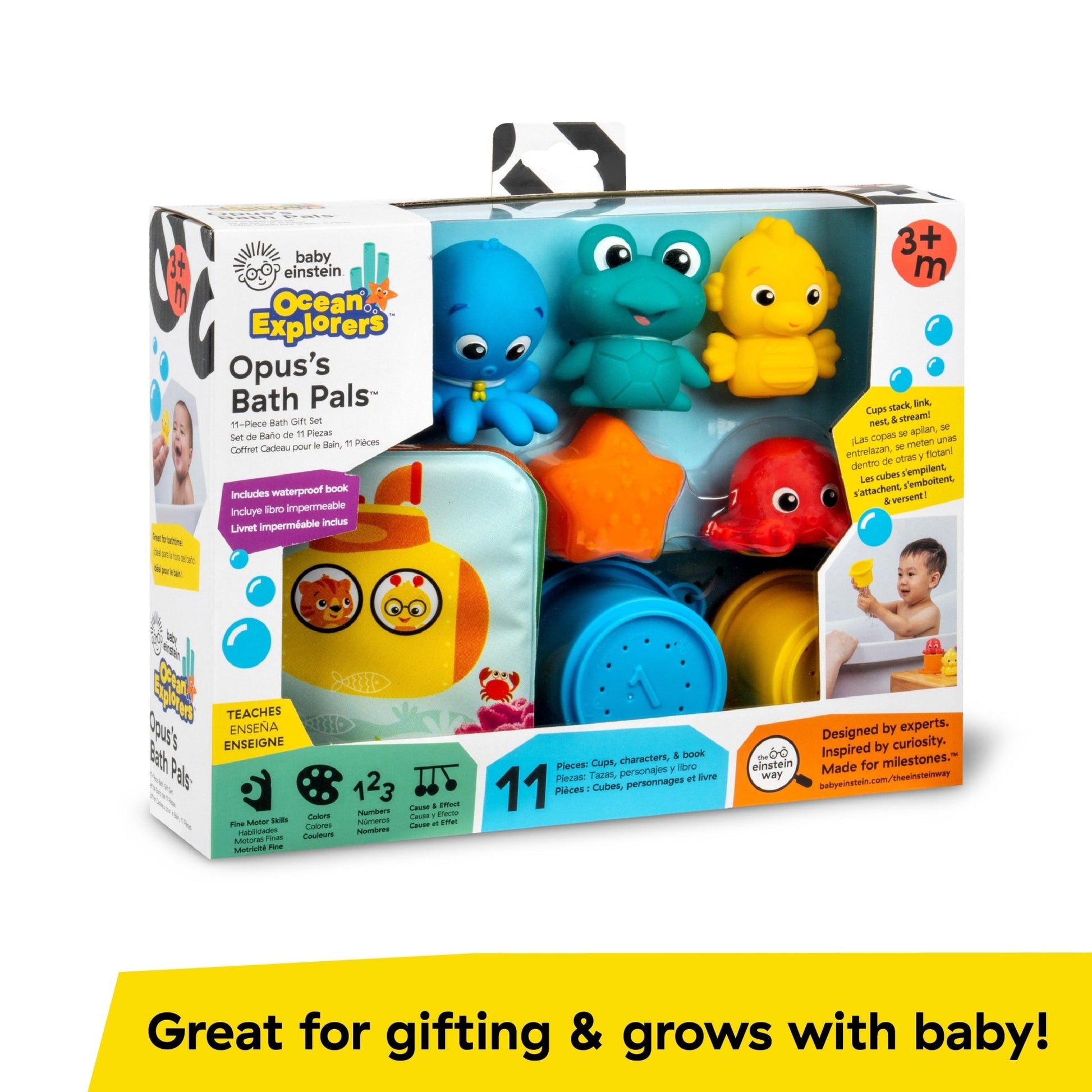 Opus Bath Pals™ 11 - Piece Bath Gift Set - Premium for Kids in Qatar | Toysaro.com