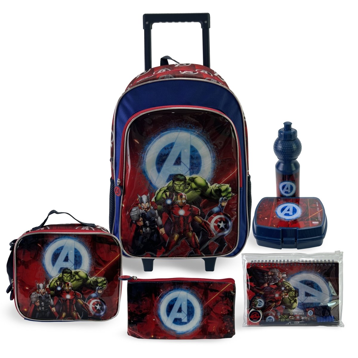 Marvel Avengers Big Four 18" 6in1 Trolley Box Set - Premium for Kids in Qatar | Toysaro.com