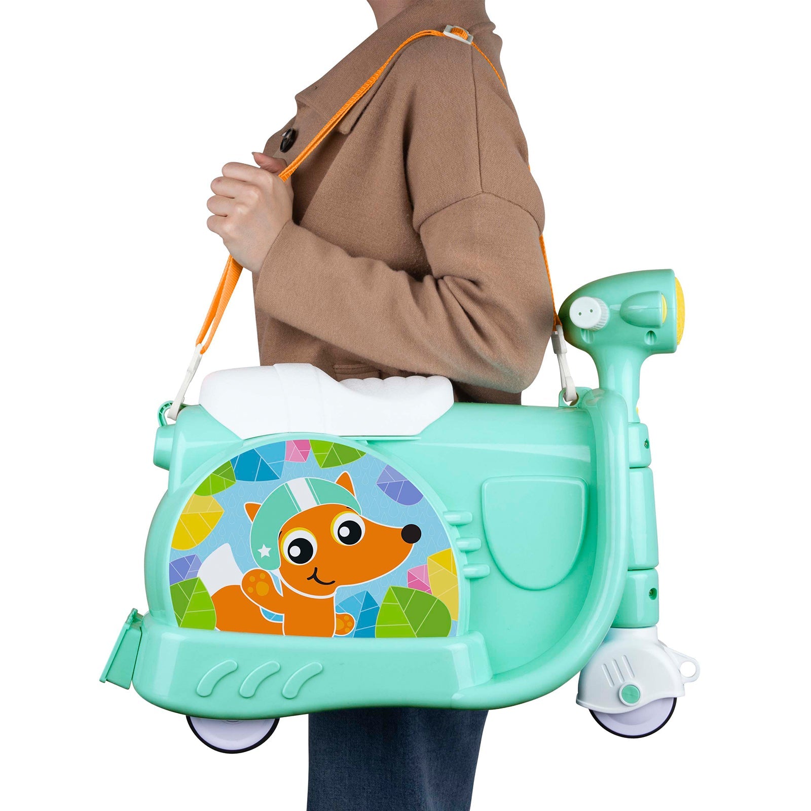 playgro Ride & Roll Fox Travel Case - Premium for Kids in Qatar | Toysaro.com