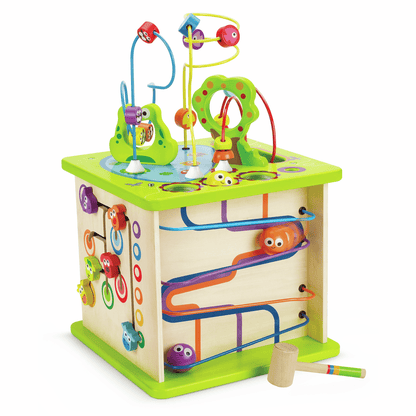 HAPE COUNTRY CRITTERS WOODEN ACTIVITY PLAY CUBE - Premium for Kids in Qatar | Toysaro.com