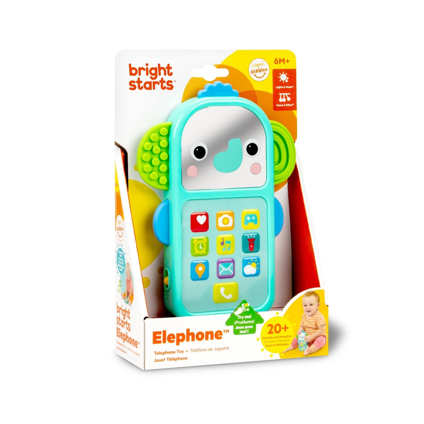 Bright Starts™ Elephone™ Telephone Toy - Premium for Kids in Qatar | Toysaro.com
