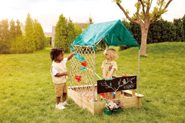 HAPE Sandbox Cabana Kit – 4 - in - 1 Outdoor Playset - Premium for Kids in Qatar | Toysaro.com