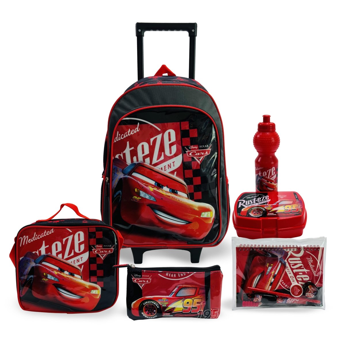 Disney Cars Black Wind 18" 6in1 Trolley Box Set - Premium for Kids in Qatar | Toysaro.com