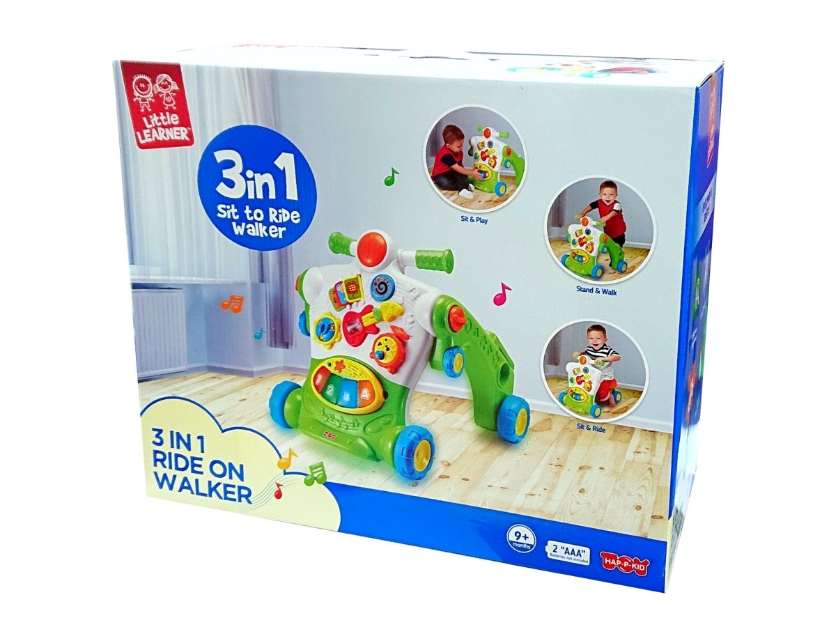 2 - IN - 1 MUSICAL RIDE ON WALKER - Premium for Kids in Qatar | Toysaro.com