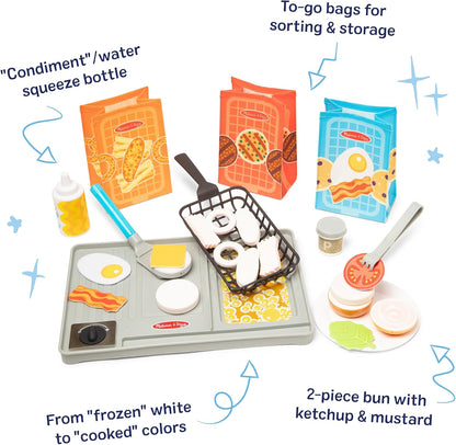 Melissa and Doug Water Wow! Pretend Play Flip & Fry - Premium for Kids in Qatar | Toysaro.com
