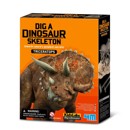 4M Kidz Labs / Triceratops Skeleton Excavation - Premium for Kids in Qatar | Toysaro.com