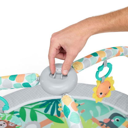 Bright Starts™ Pop 'N Wiggle™ Wild Rainforest FoldAway Activity Gym - Premium for Kids in Qatar | Toysaro.com