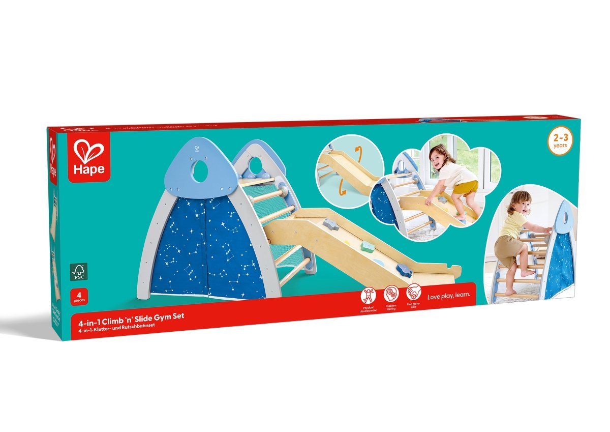 4 - in - 1 Climb & Slide Gym Set - Premium for Kids in Qatar | Toysaro.com