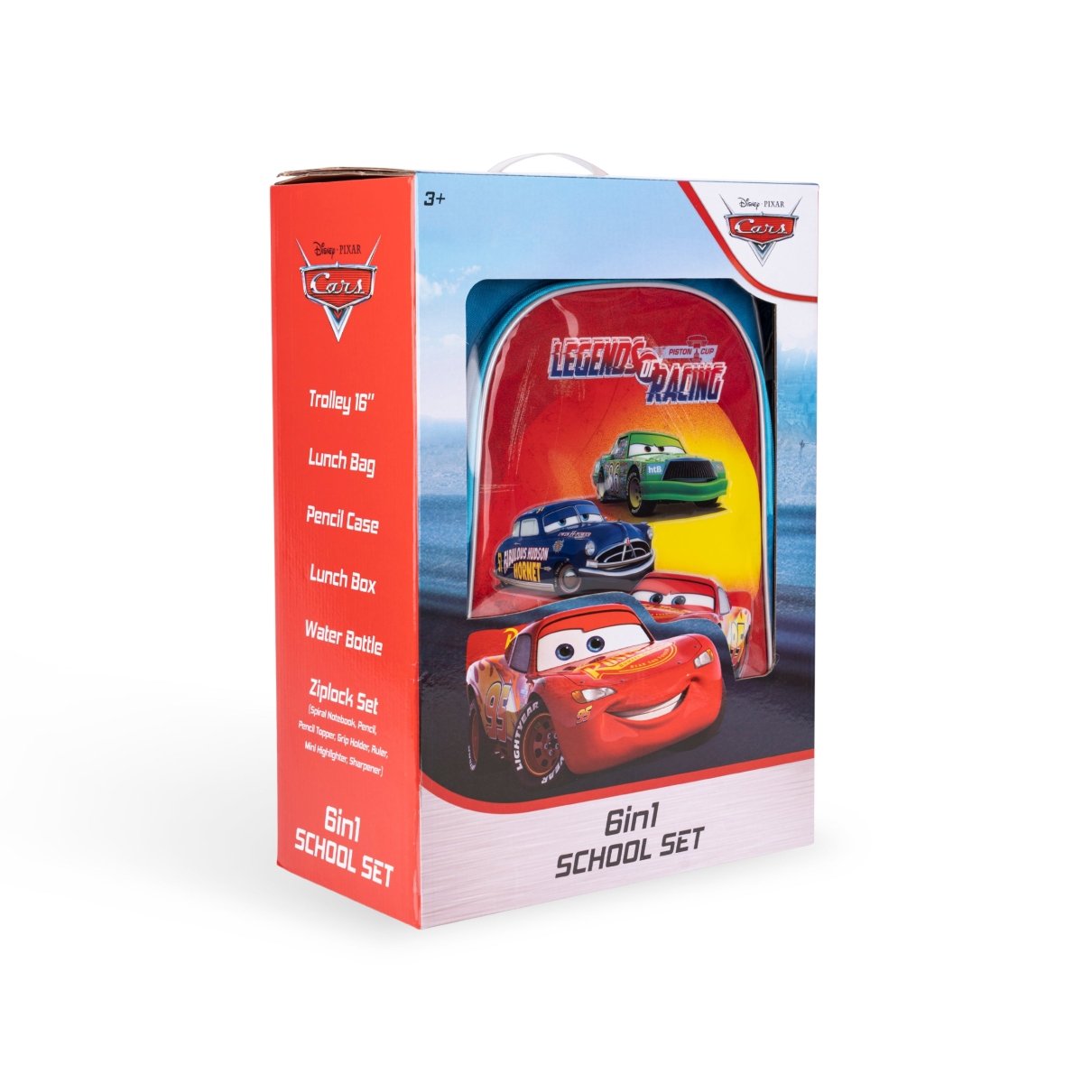 Disney Cars Legends of Racing 6in1 Box Set 16" - Premium for Kids in Qatar | Toysaro.com