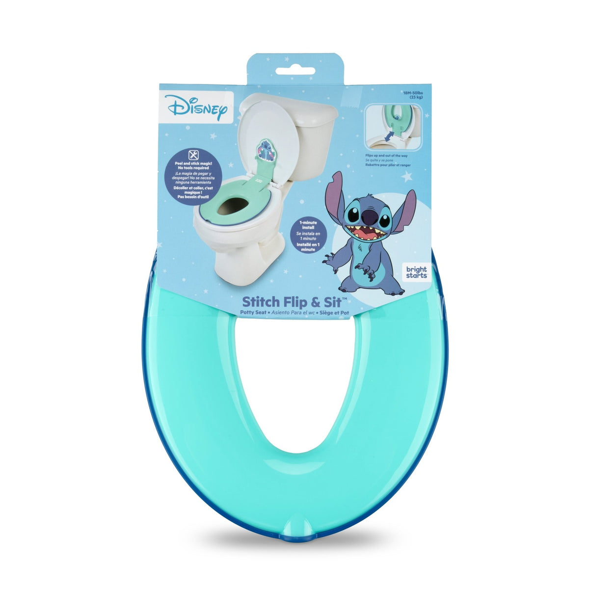Bright Starts Disney Junior™ STITCH™ Flip & Sit™ Potty Seat - Premium for Kids in Qatar | Toysaro.com