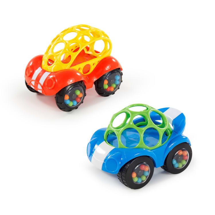 Bright Starts™Rattle & Roll™ Toy - red + blue - Premium for Kids in Qatar | Toysaro.com