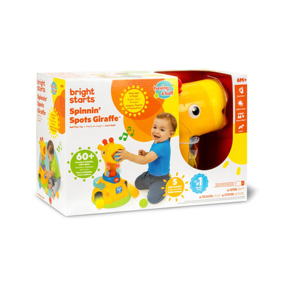 Bright Starts™ Spinnin’ Spots Giraffe™ Ball Play Toy - Premium for Kids in Qatar | Toysaro.com