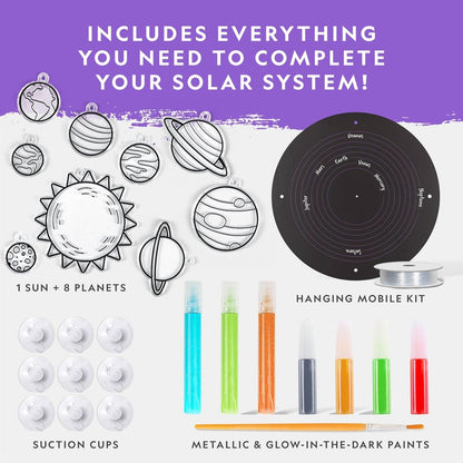 NG STAINED GLASS SOLAR SYSTEM CRAFT KIT - Premium for Kids in Qatar | Toysaro.com