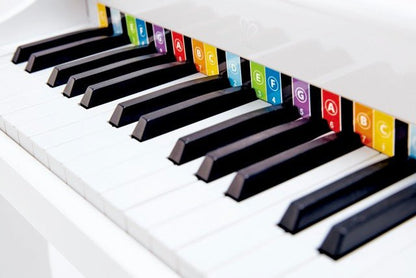 Hape Music Deluxe Grand Piano White 3pcs - Premium for Kids in Qatar | Toysaro.com