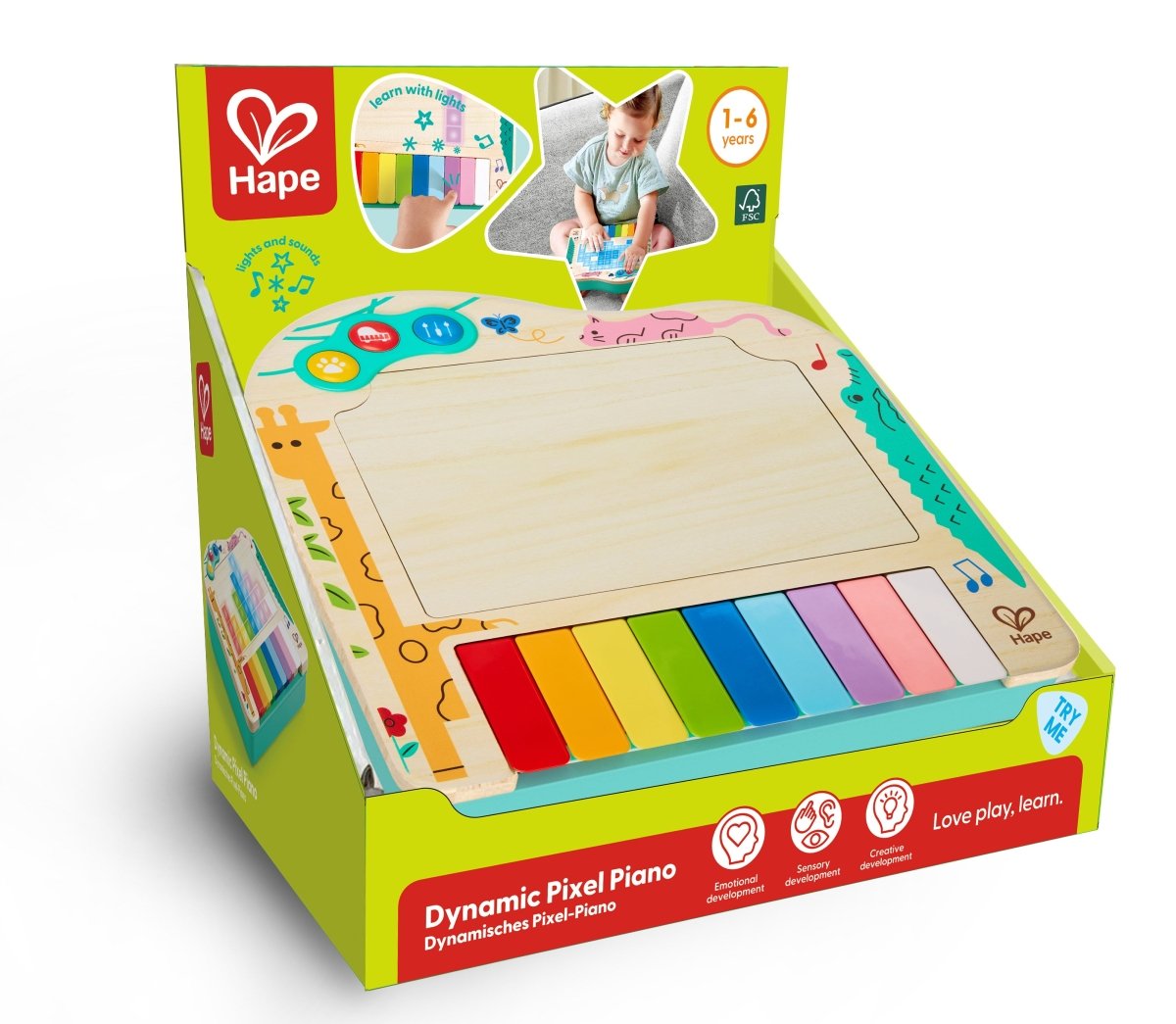 Dynamic Pixel Piano - Premium for Kids in Qatar | Toysaro.com
