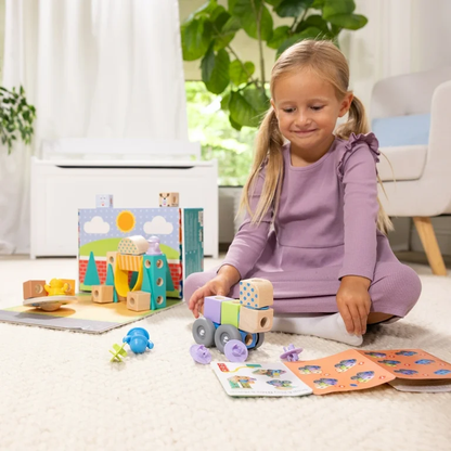 Melissa and Doug Wooden Blockables Town Play Set (73 PCS) - Premium for Kids in Qatar | Toysaro.com