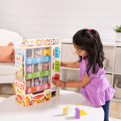 Melissa and Doug Sort, Stock, Select Wooden Vending Machine Play Set - Premium for Kids in Qatar | Toysaro.com