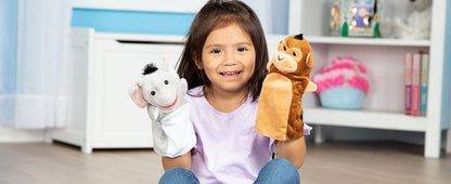 Melissa and Doug Safari Puppet Set (6 Pc) - Premium for Kids in Qatar | Toysaro.com