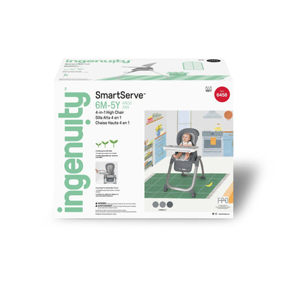 SmartServe 4 - in - 1 High Chair™ - Connolly™ - Premium for Kids in Qatar | Toysaro.com